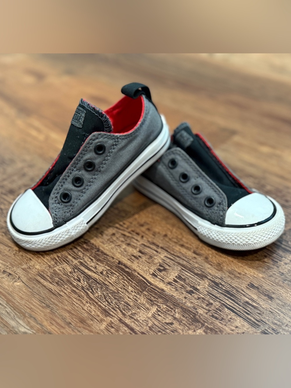 Toddler Velcro Converse- size 6